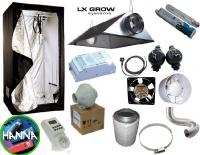Pack Chambre de culture "BOX + Lampe HPS/MH 400W + Extracteur"