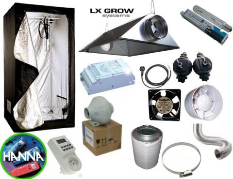 Pack Chambre de culture BOX + Lampe HPS/MH 400W + Extracteur